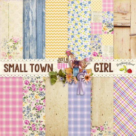 Small Town Girl Paper Set