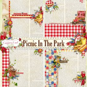 Picnic In The Park Stacked Papers