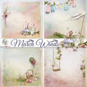 March Winds Stacked Papers
