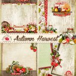 Autumn Harvest Stacked Paper Set Autumn Harvest Stacked Paper Set