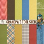 Grandpa's Tool Shed Patterned Papers Grandpa's Tool Shed Patterned Papers