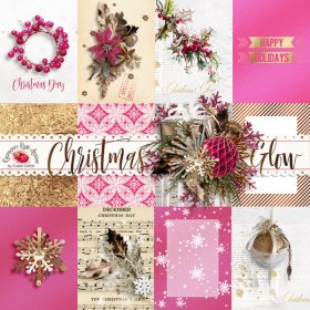 Christmas Glow Journal Cards