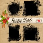 Rustic Table Photo Masks Rustic Table Photo Masks
