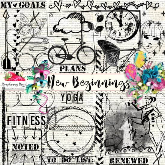 New Beginnings Stamp Set - Click Image to Close