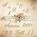 Autumn Splendor Alpha Set Autumn Splendor Alpha Set