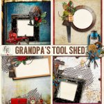 Grandpa's Tool Shed EK QP Set Grandpa's Tool Shed EK QP Set