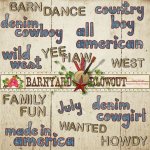 BarnYard Blowout WordArt BarnYard Blowout WordArt