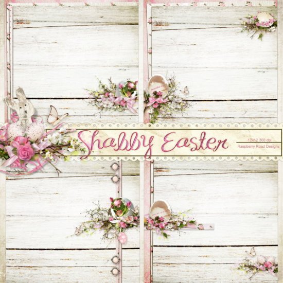 Shabby Easter StackedPapers
