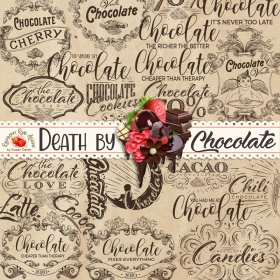 Death By Chocolate WordArt