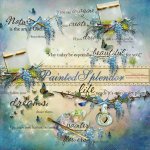 Painted Splendor WordArt Painted Splendor WordArt