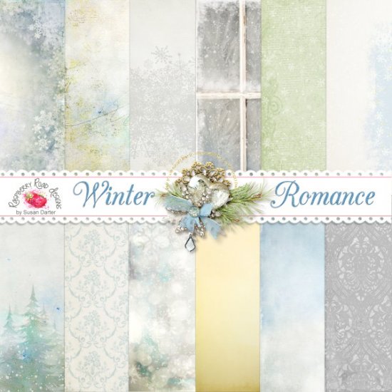 Winter Romance Paper Set - Click Image to Close