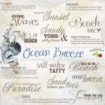Ocean Breeze WordArt Ocean Breeze WordArt