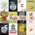 Rustic Table Journal Cards Rustic Table Journal Cards