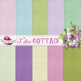 Lilac Cottage Solid Papers