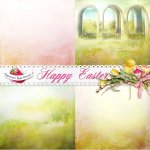 Happy Easter Scene Papers Happy Easter Scene Papers