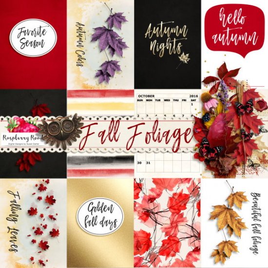 Fall Foliage Journal Cards - Click Image to Close