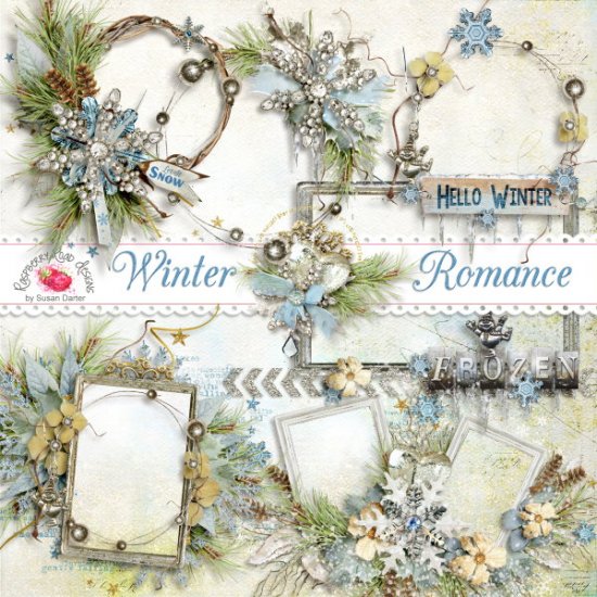 Winter Romance Cluster Set