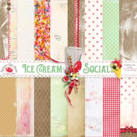 Ice Cream Social Paper Set