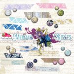 Mermaid Kisses Brads & Tape Mermaid Kisses Brads & Tape