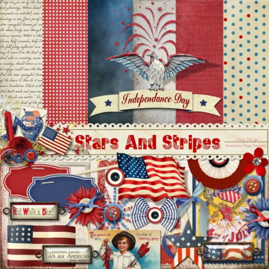 Stars And Stripes Add On Kit - Click Image to Close