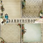 Barbershop Stacked Paper Set Barbershop Stacked Paper Set