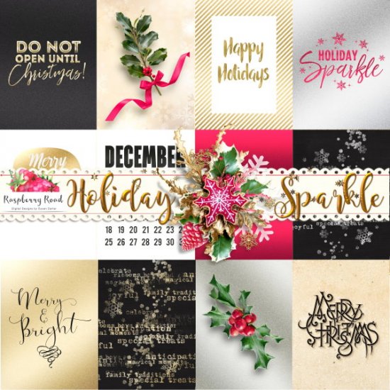 Holiday Sparkle Journal Cards
