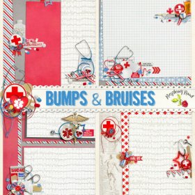 Bumps & Bruises Stacked Papers