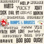 Bumps & Bruises Word Art Bumps & Bruises Word Art