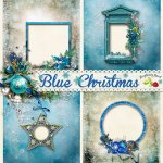 Blue Christmas EK QP Set Blue Christmas EK QP Set