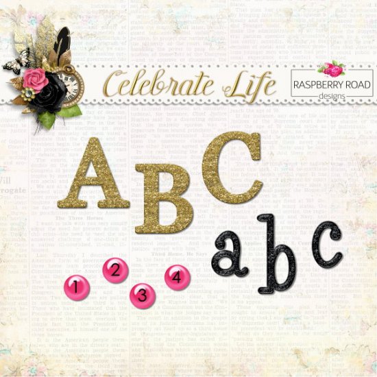 Celebrate Life Alphas Set - Click Image to Close