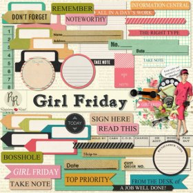 Girl Friday Label Set