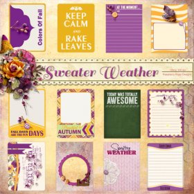 Sweater Weather Journal Cards