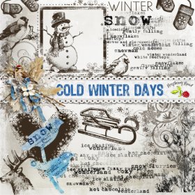 Cold Winter Days Digital Stamps