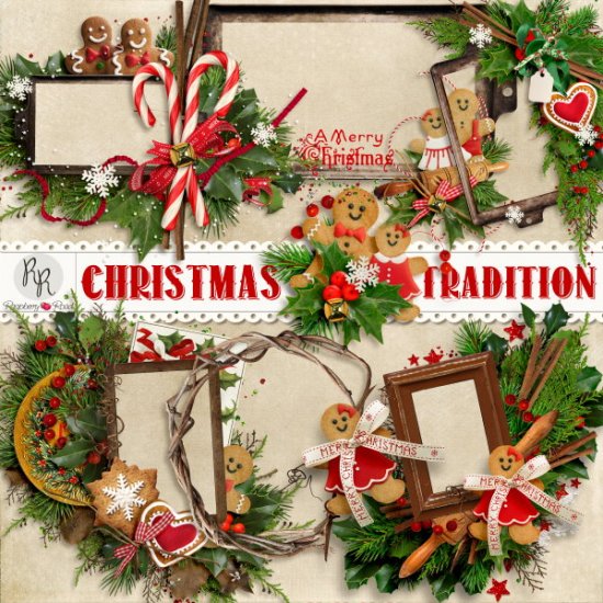 Christmas Tradition Cluster Set