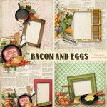 Bacon And Eggs EK QP Set Bacon And Eggs EK QP Set