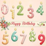 Happy Birthday Candle Numbers Happy Birthday Candle Numbers