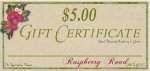 $5 Gift Certificate $5 Gift Certificate