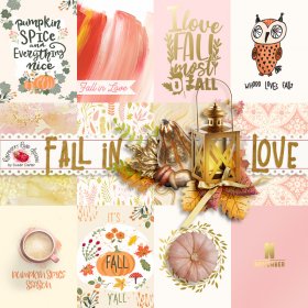 Fall In Love 2 Journal Cards