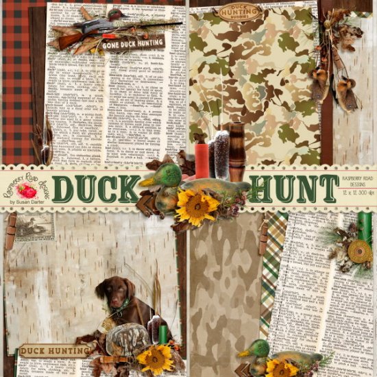 Duck Hunt Stacked Papers