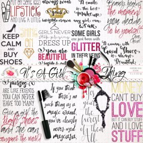 It's A Girl Thing Word Art