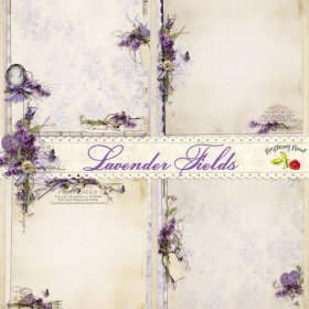 Lavender Fields Stacked Paper
