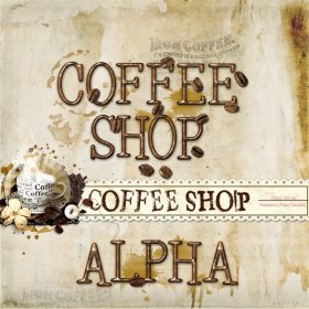 Coffee Shop Alpha Set
