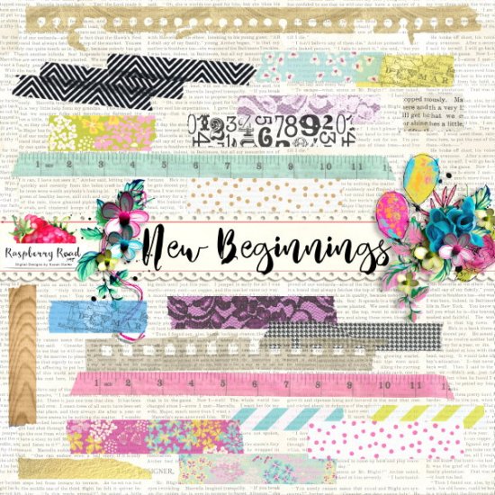 New Beginnings Washi Tape - Click Image to Close