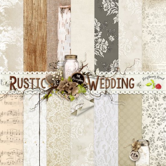 Rustic Wedding Paper Set