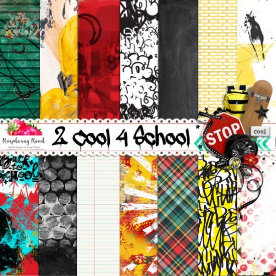 2 COOL 4 School Paper Set - Click Image to Close