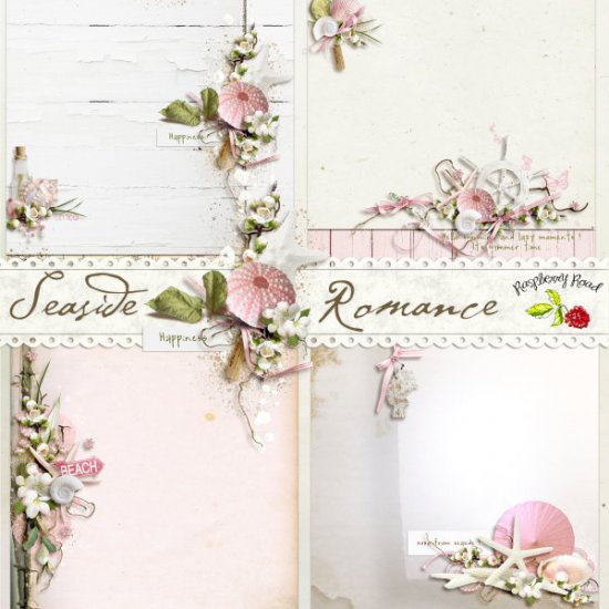 Seaside Romance Stacked Papers - Click Image to Close