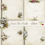 Deck The Halls - Silver Stacked Paper Deck The Halls - Silver Stacked Paper