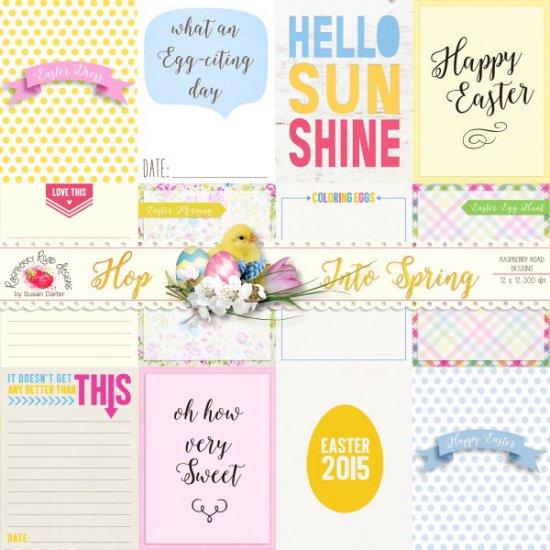 Hop Into Spring Journal Cards