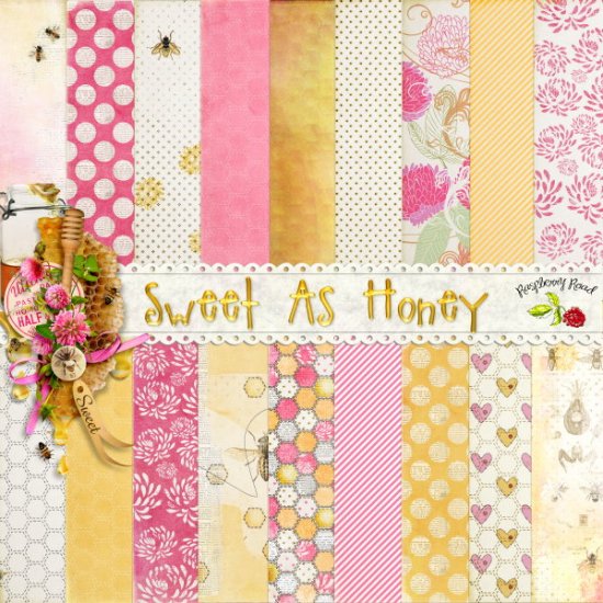 Sweet As Honey Paper Set - Click Image to Close