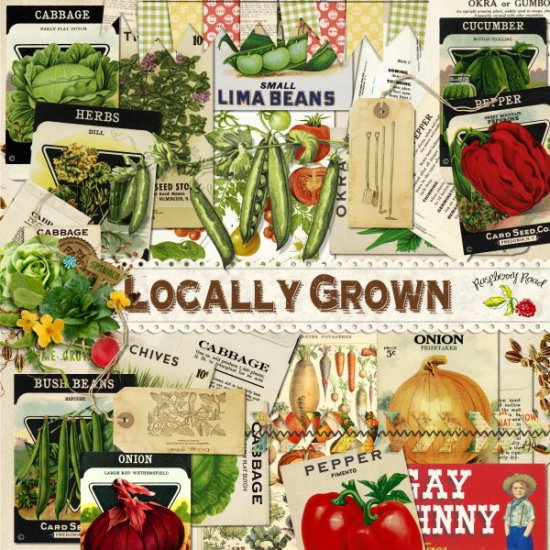 Locally Grown Ephemera Set - Click Image to Close